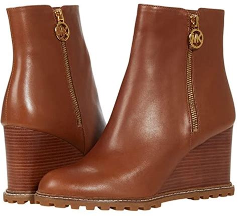 evelyn wedge bootie michael michael kors|Michael Kors Evelyn Wedge Bootie .